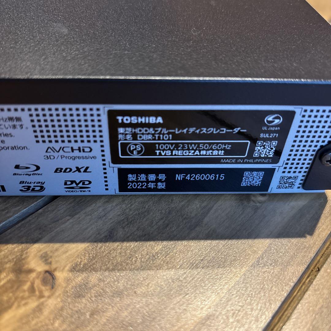 レコーダー TOSHIBA Blu-ray T101