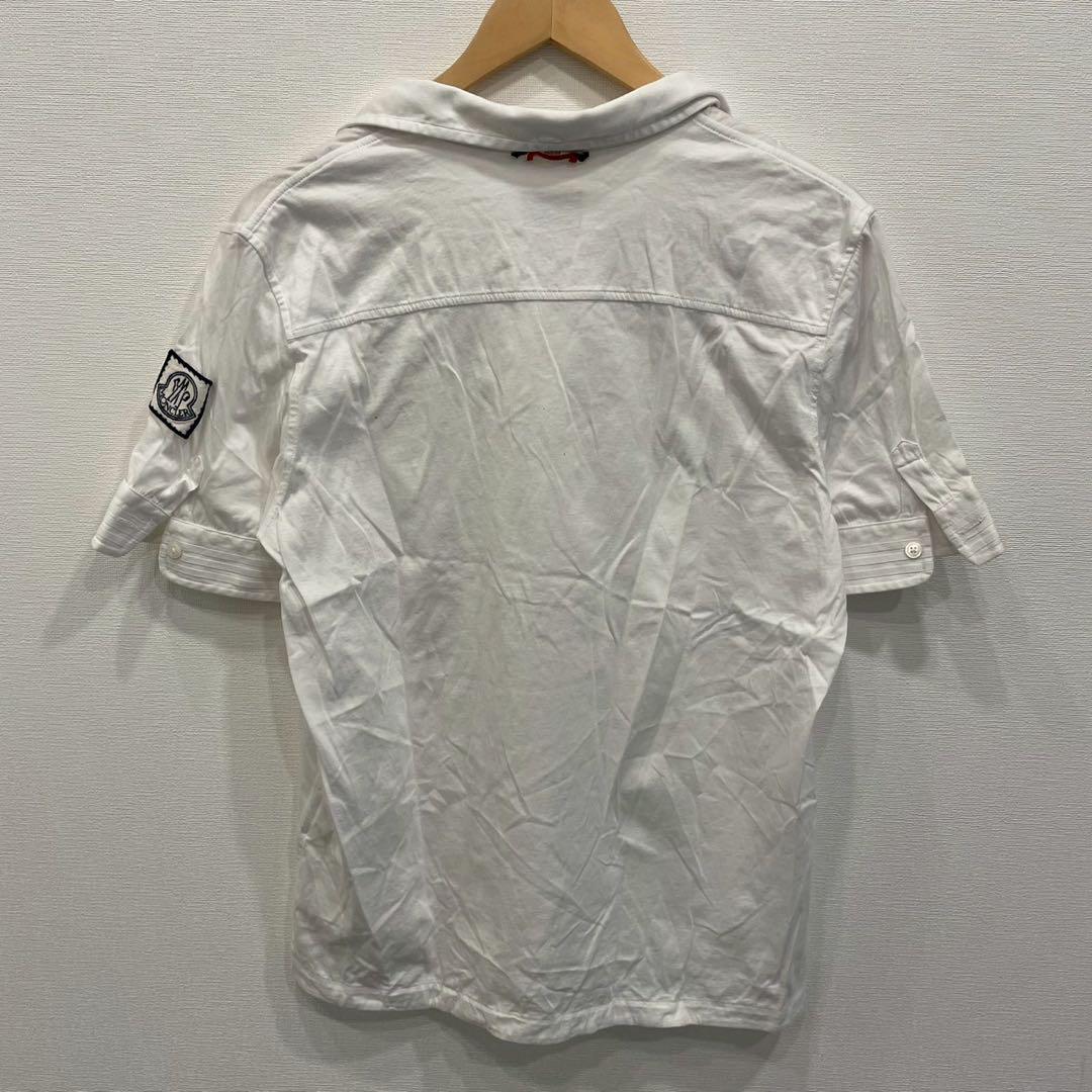 【即購入OK】MONCLER 半袖ポロシャツ サイズL ホワイト