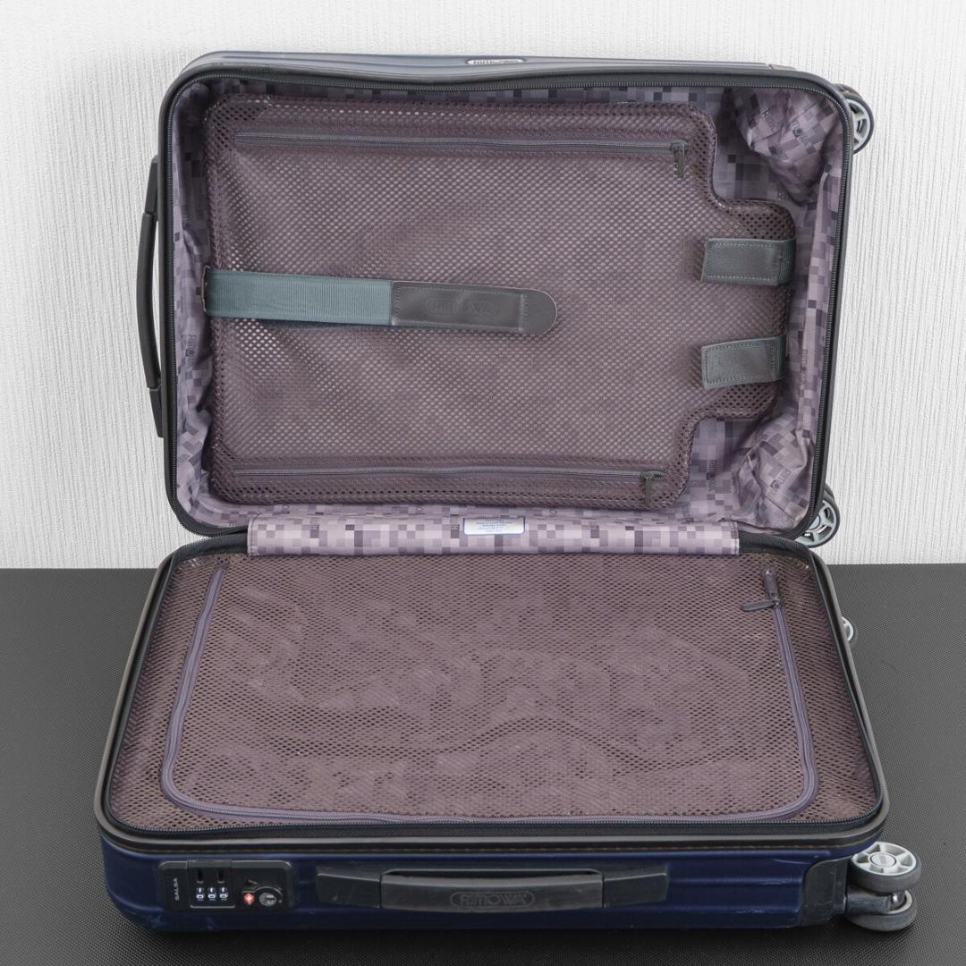 リモワ サルサ 32L 4輪 機内持ち込み TSAロック キャビン マットブルー