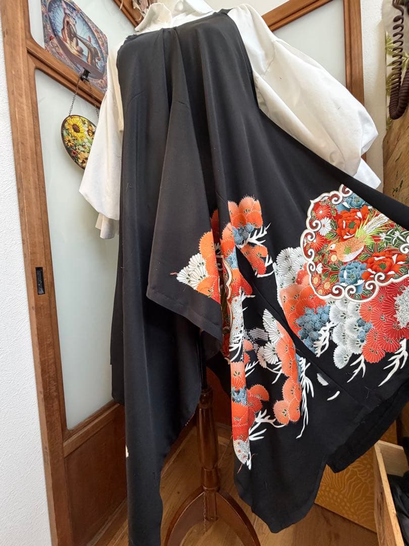 着物リメイクワンピースNo.602目立った傷や汚れなし