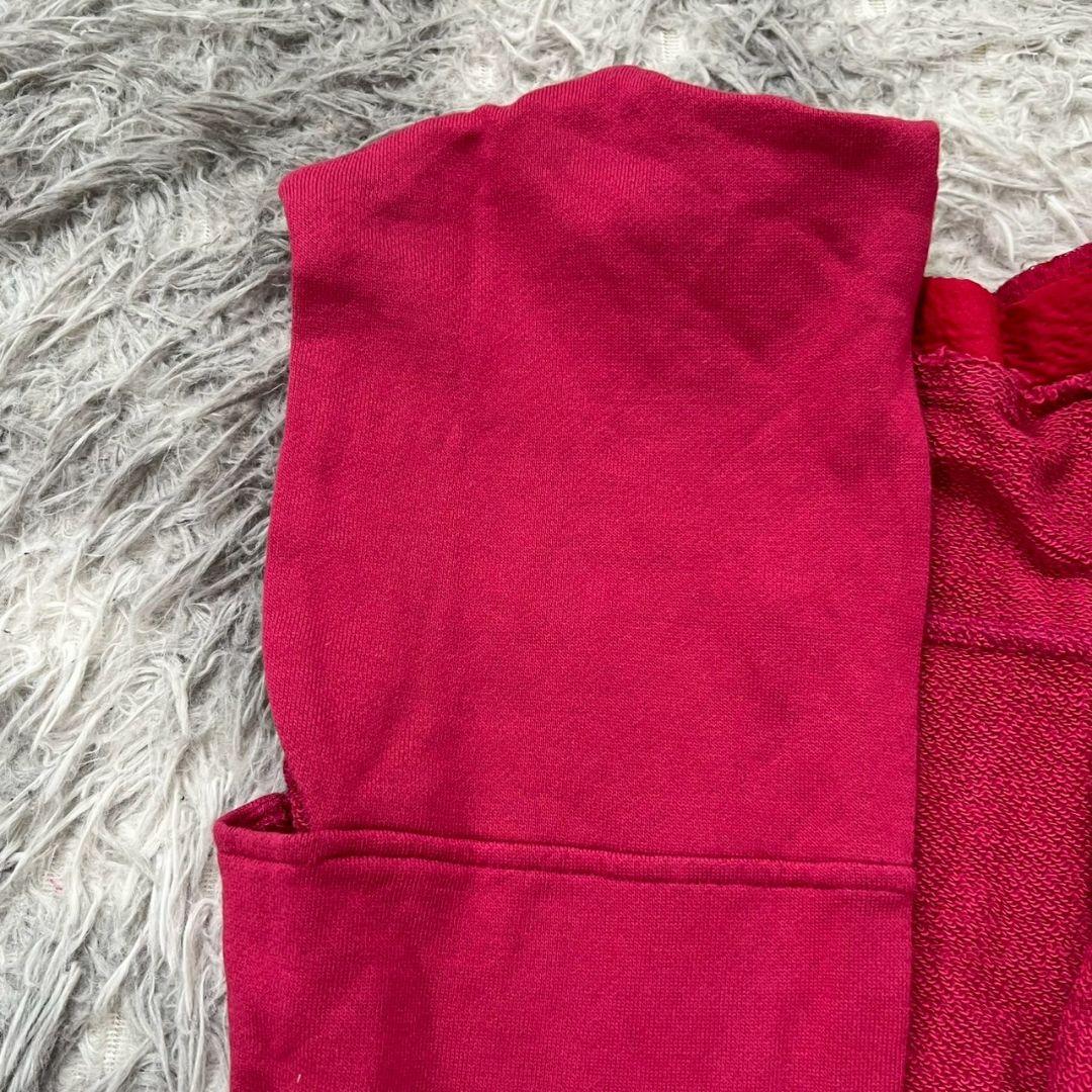 美品✨【deicy】ノースリーブひざ丈ワンピース S ピンク ストライプ 日本製