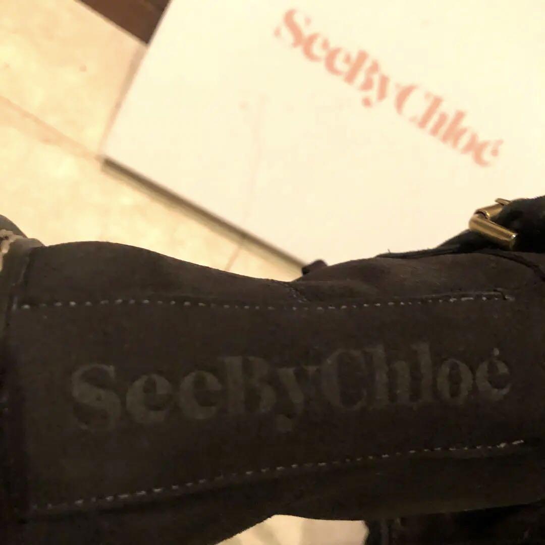 See By Chloé ダークブラウンブーツ サイズ39 未使用に近い