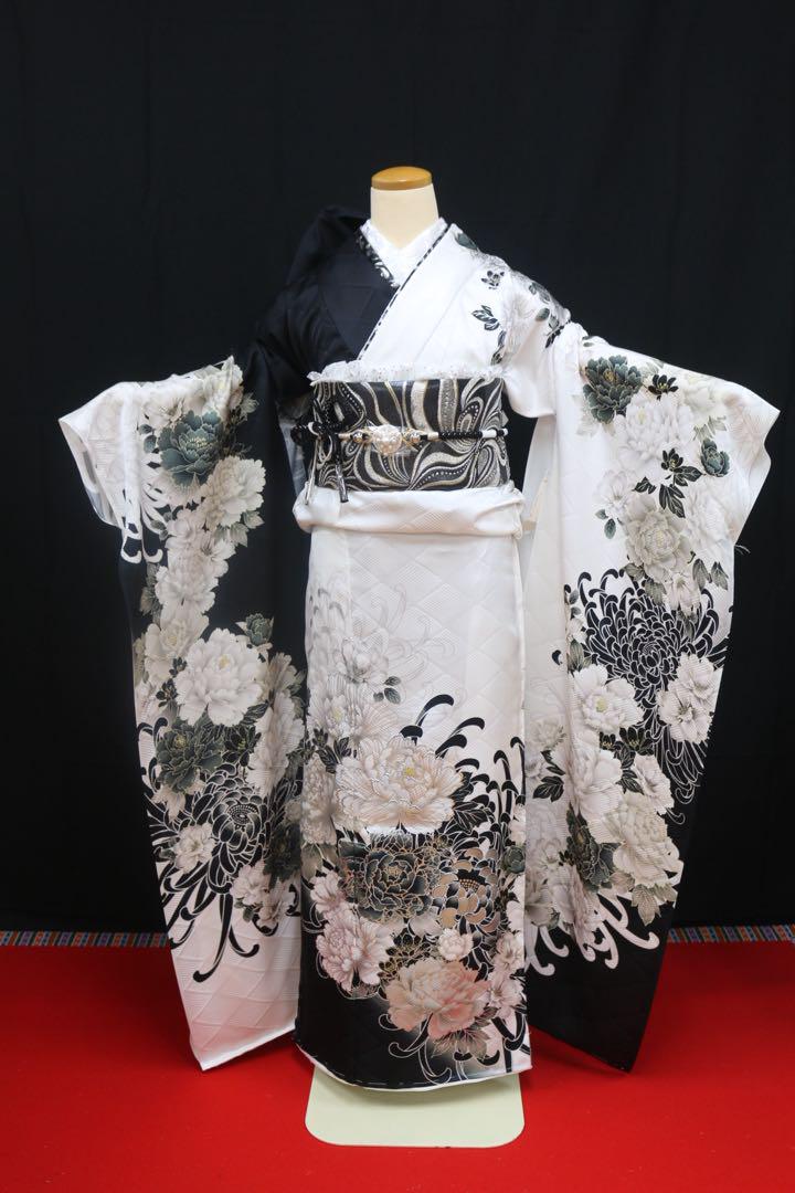 振袖セット ※美品 成人式 振袖 正絹 着物 成人式 フルセット オーダー 新品 未使用