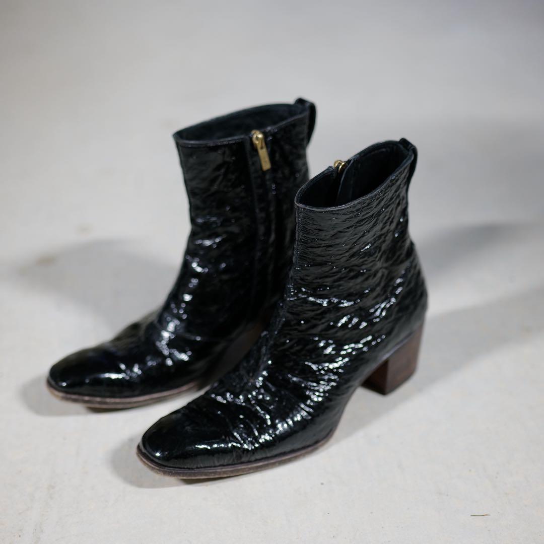 Saint Laurent rive gauche Y2K ジョニーブーツ25cm YVES SAINT LAURENT rive gauche