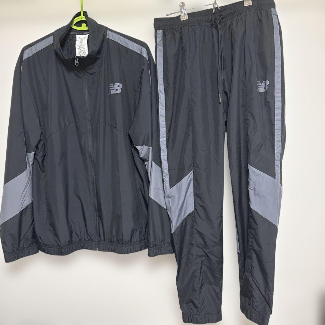 New Balance ブラック ジャージ上下セット 未使用品 ニューバランス NEW BALANCE ジャージ セットアップ