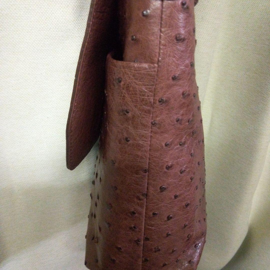 Takechiオーストリッチワイン色ショルダーバック Takechiオーストリッチワイン色ショルダーバック - メルカリ