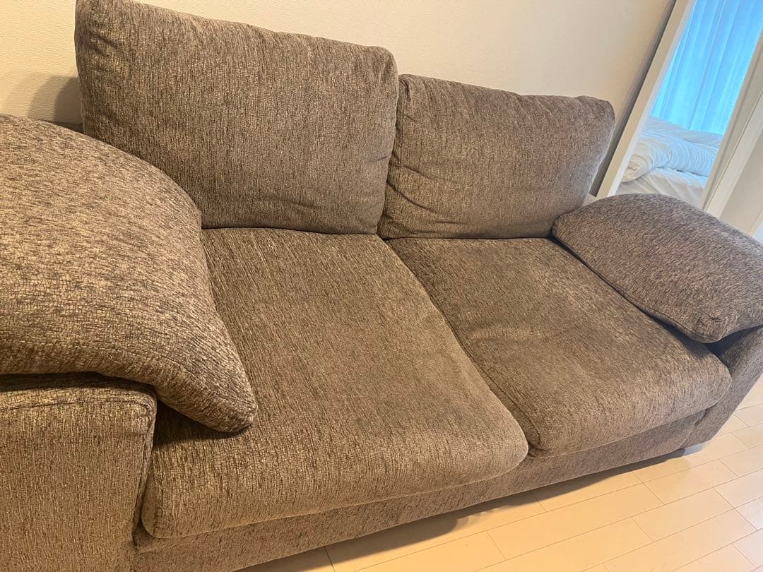 2人掛けソファ カバー取り外しクッション付きARMONIA