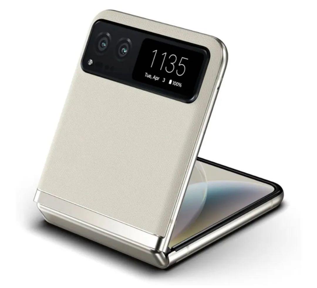 お値打ち価格‼️ motorola razr 40 SIMフリー　バニラクリーム