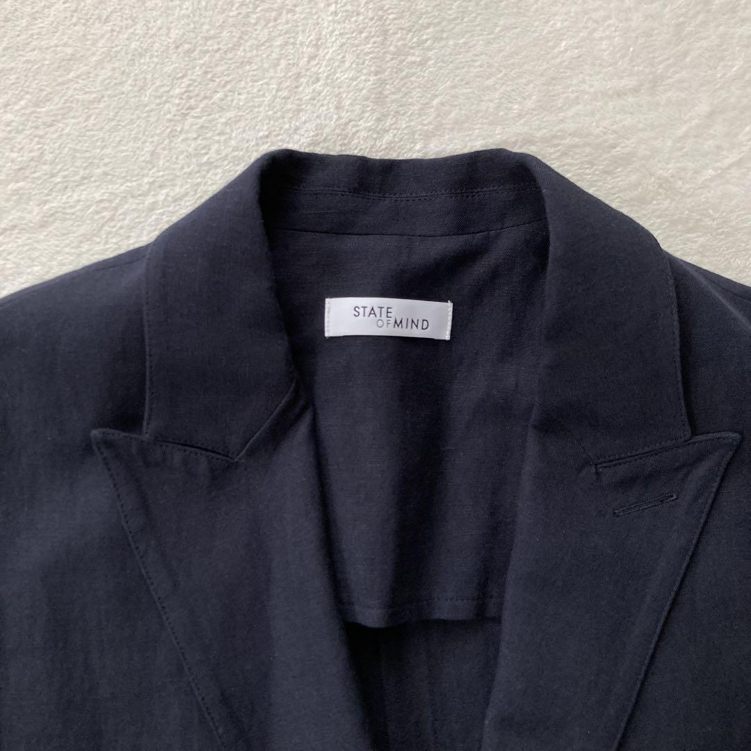 STATE OF MIND【金子綾コラボ】linen single jacket STATE OF MIND】金子綾さんlinen single jacket