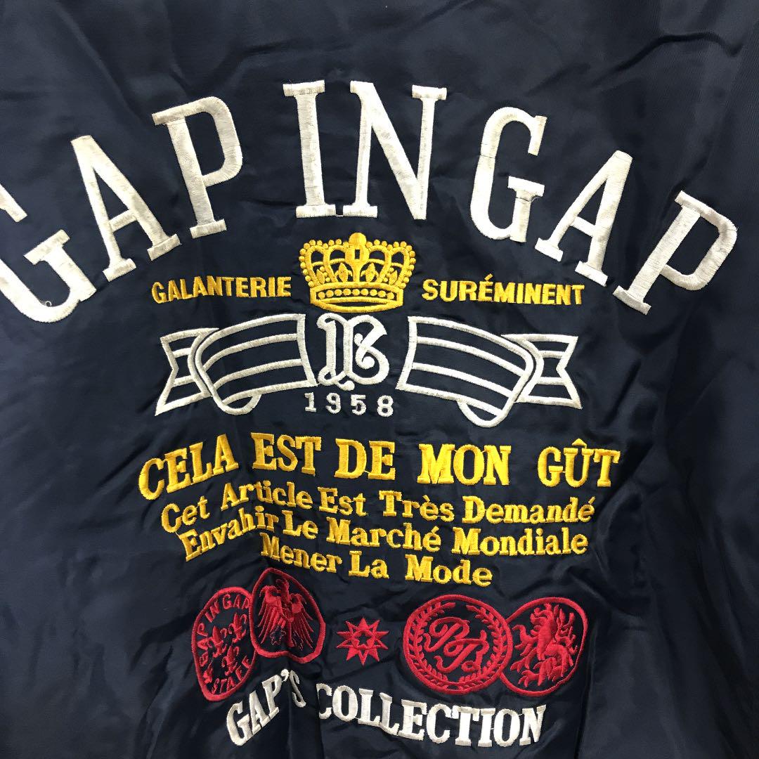在庫格安 専用vintage GAP IN GAP MA-1 jacket bl MDVJ2-m22473426298 在庫好評