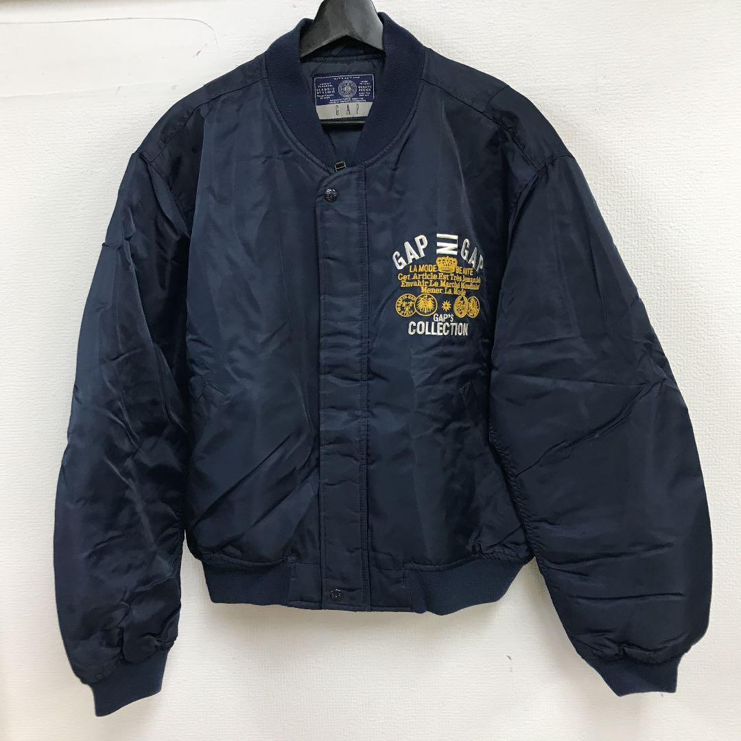 在庫格安 専用vintage GAP IN GAP MA-1 jacket bl MDVJ2-m22473426298 在庫好評