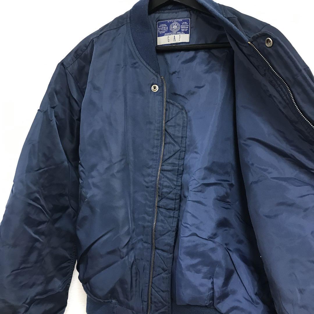 在庫格安 専用vintage GAP IN GAP MA-1 jacket bl MDVJ2-m22473426298 在庫好評