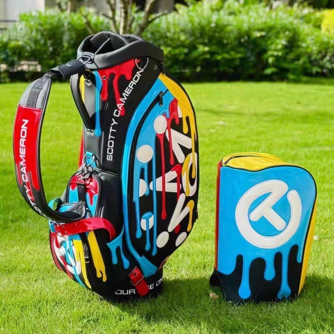 Cameron ゴルフバッグ 25 クリアPU 大容量×大口径♥に近い