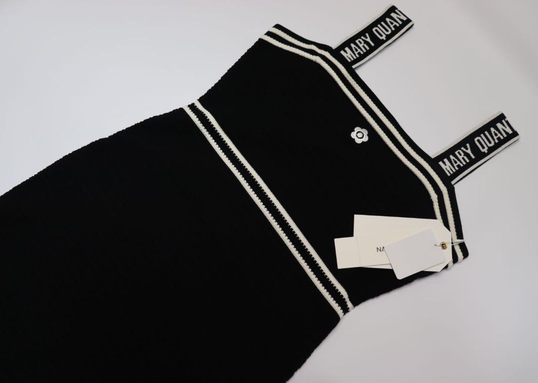 即納 新品 LILY BROWN MARY QUANT ロゴジャガードワンピース 画像4