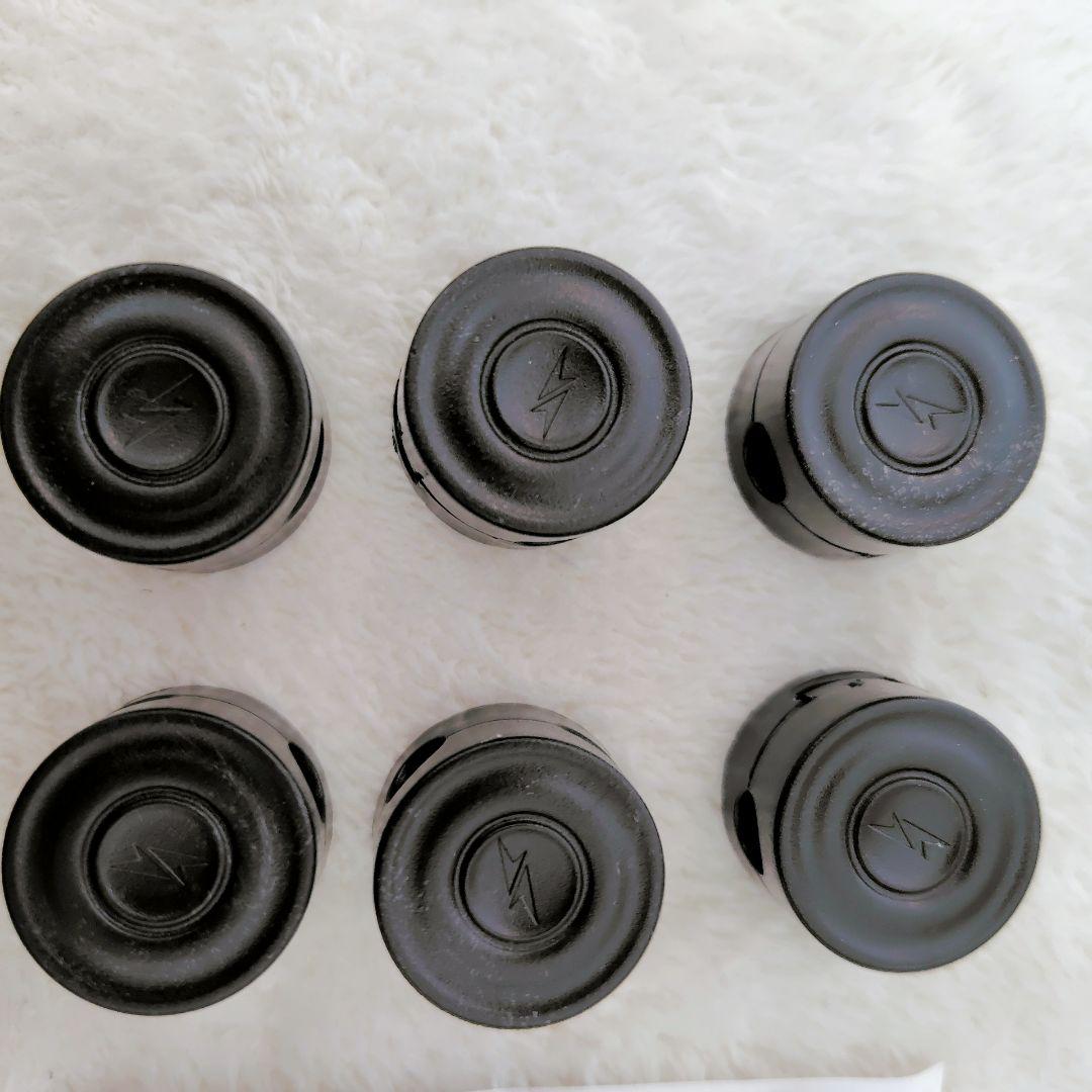 マグネット式ケーブルホルダー 6個 黒 デスク周り整理 スッキリ収納