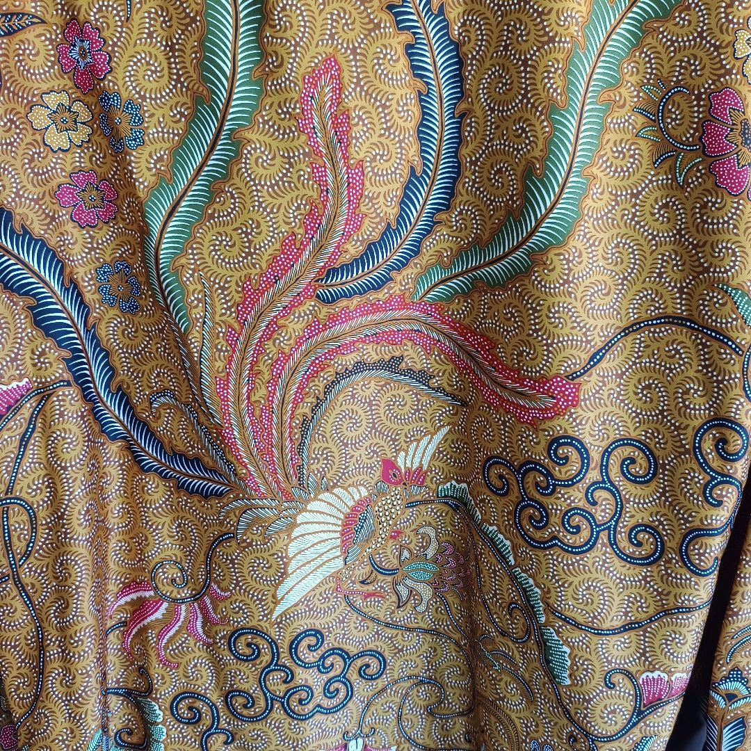 古着 総柄シャツ BATIK KRESNA サイズXL
