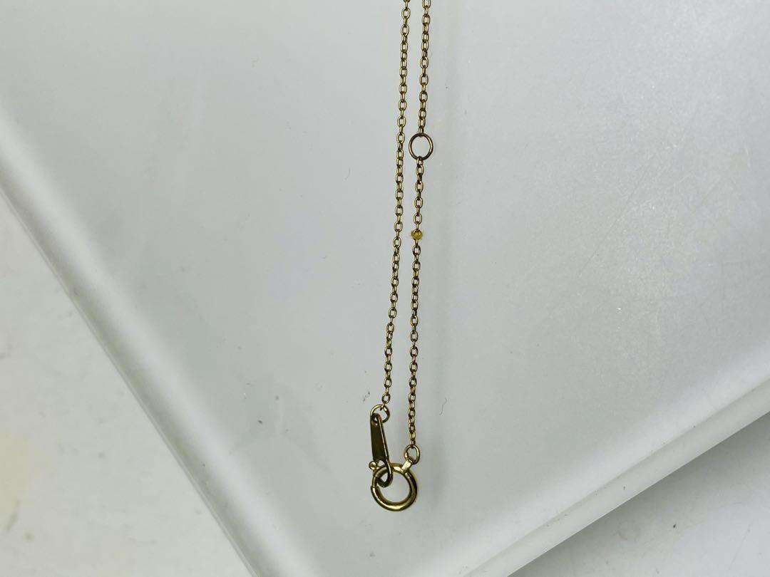 ヴァンドーム・k18・石付きトップネックレス・2.1グラム・中古品 ヴァンドーム・k18・石付きトップネックレス・2.1グラム・中古品