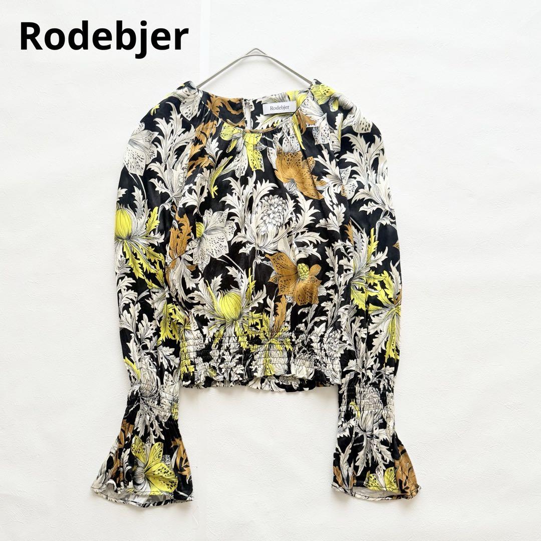 美品　ロデビエ　ブラウス　花柄　フラワー　シャーリング　Rodebjer 7,680円