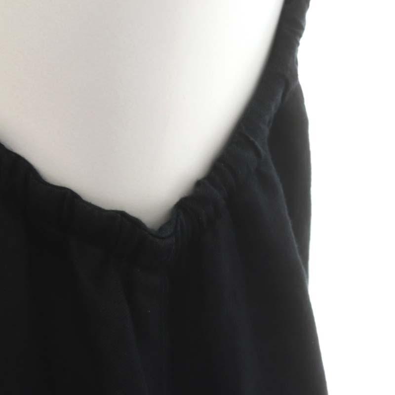 ★美品★Deuxieme Classe resortリネンマキシドレス黒