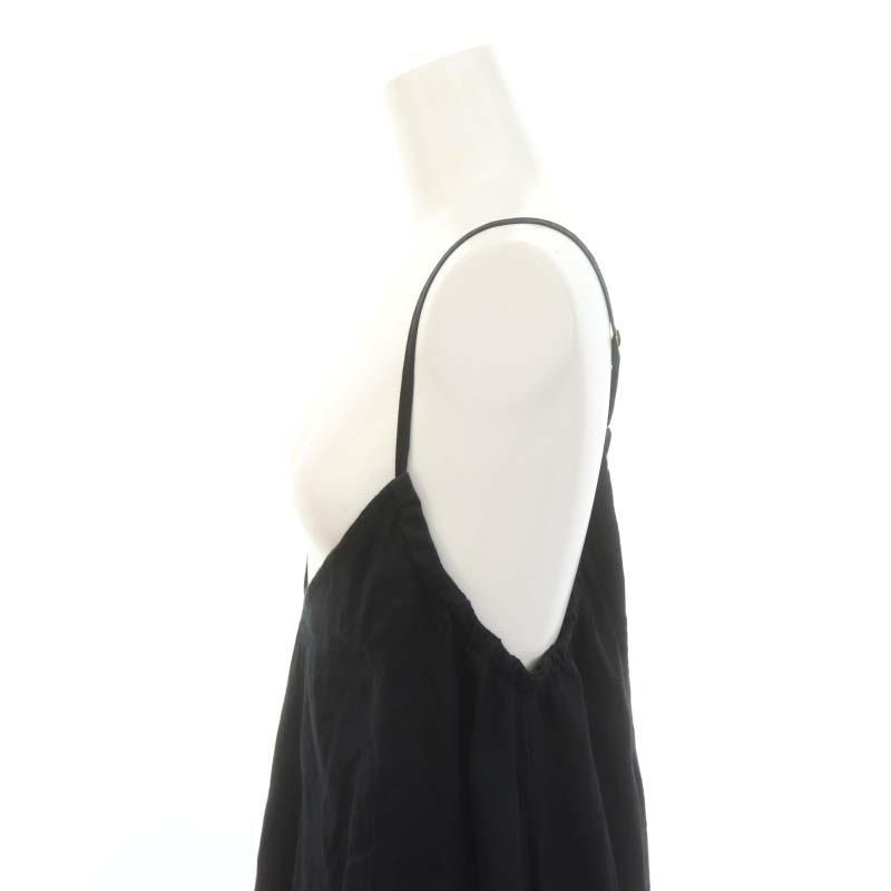 ★美品★Deuxieme Classe resortリネンマキシドレス黒