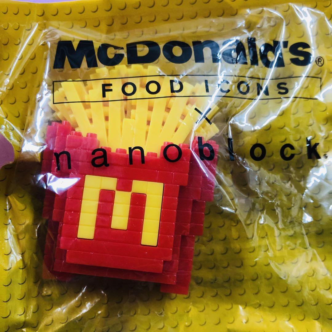 マクドナルド ナノブロック ハンバーガー ポテト 2個セット