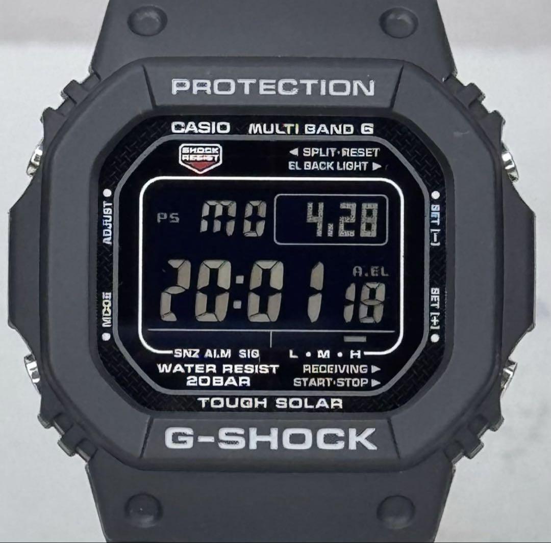 極美品 G-SHOCK GW-M5610 電波ソーラー ブラック 反転液晶 稼働
