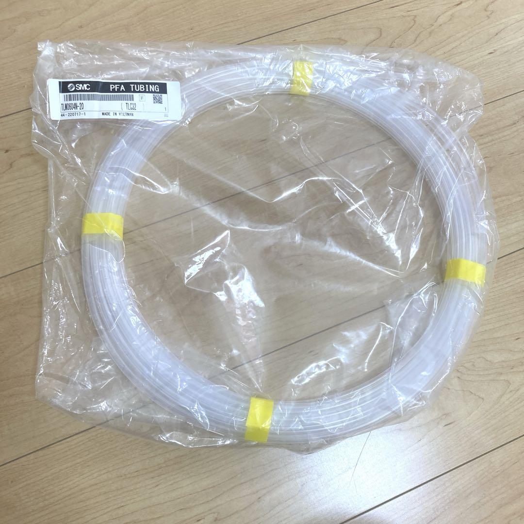 SMC フレキシブルチューブ, 内径:4mm, PFA, クリア, 20m