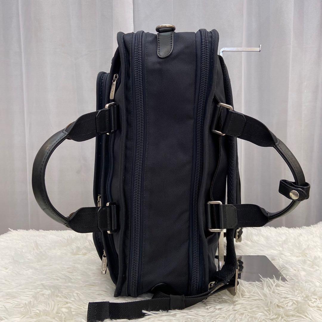 ⭐️美品⭐️ ハートマン　3wayブリーフケース　2気室　ロゴ型押し　A4収納可