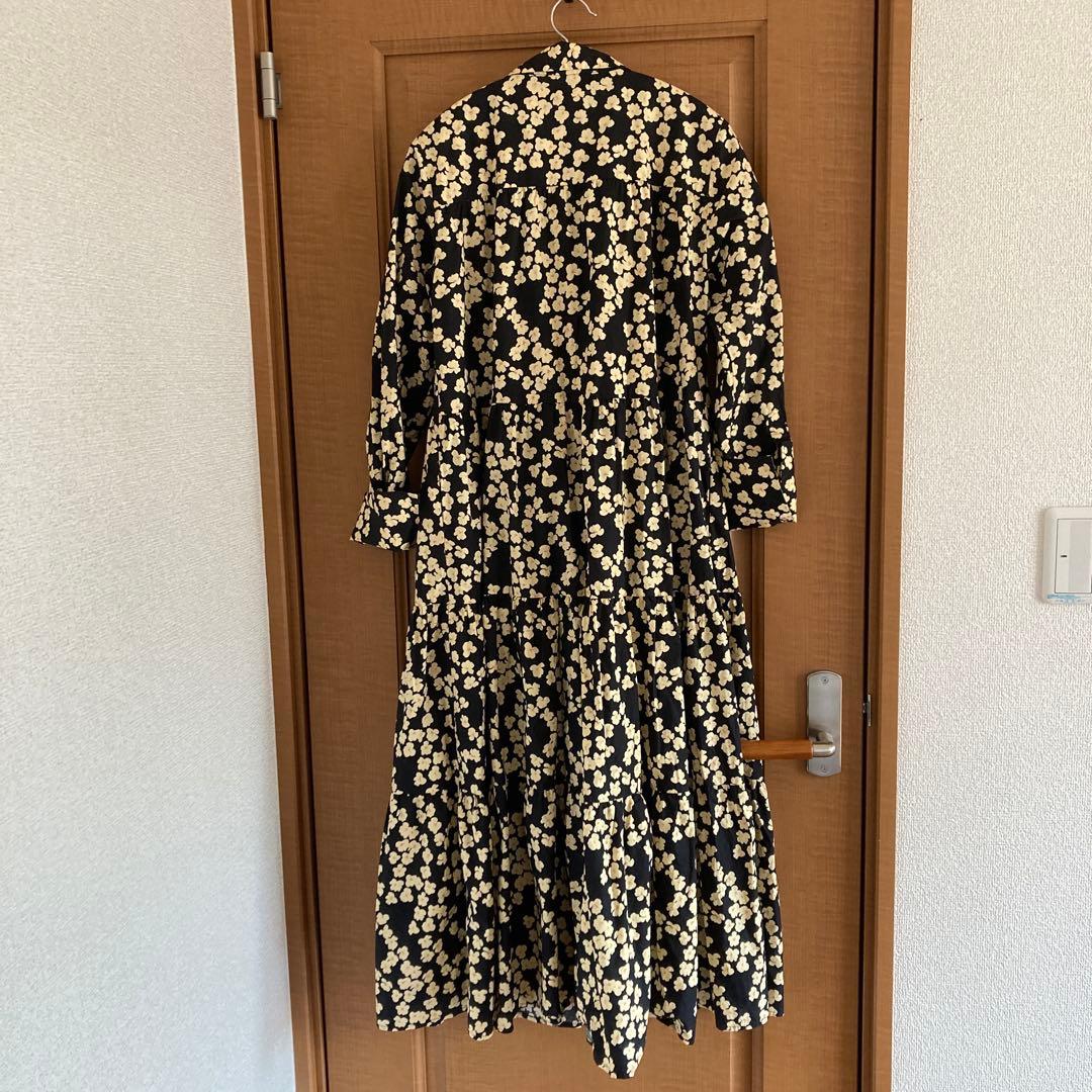 SECOND FEMALE 花柄シャツワンピース Sサイズ