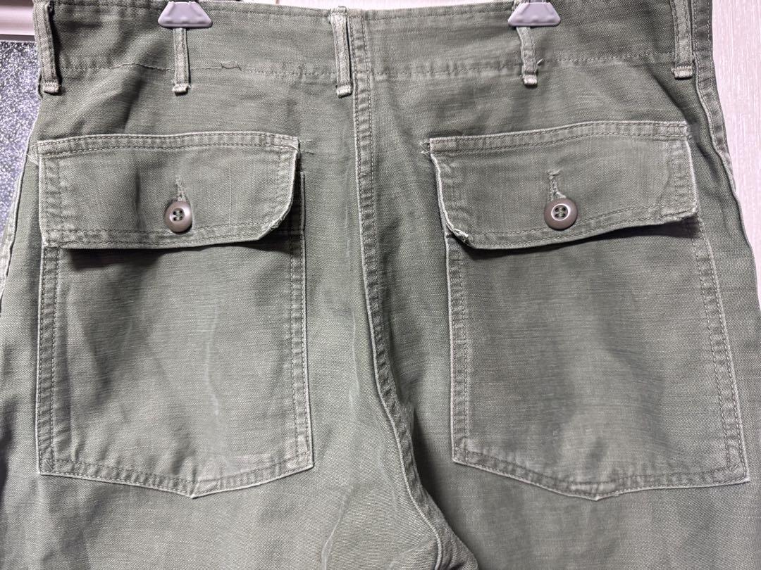 【希少】60s US military OG-107 ベイカーパンツ 30×29