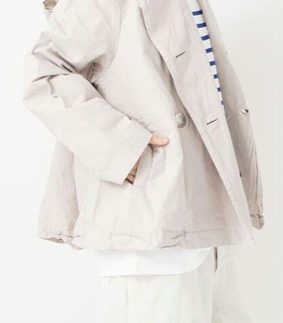 Veritecoeur ヴェリテクール ダブルボタンショートフードコート Veritecoeur ヴェリテクール ダブルボタンショートフードコート