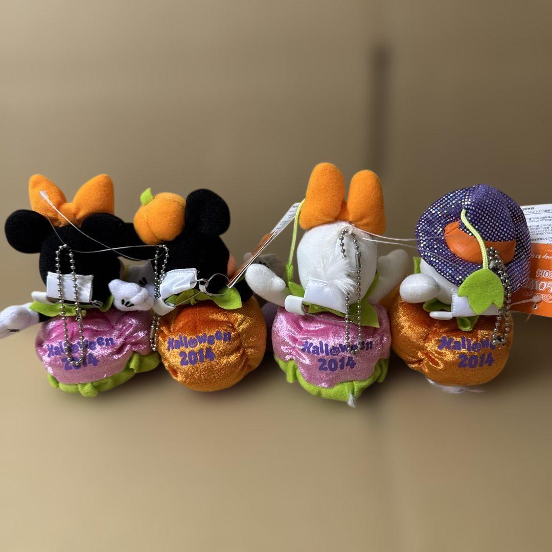 ディズニーリゾート ぬいぐるみバッジ ハロウィン 4体セット
