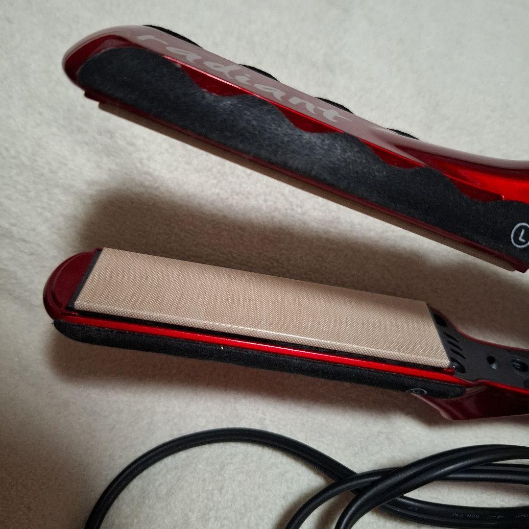《ジャンク品》ラディアント　ストレートヘアアイロン　LM125R　赤　　美品