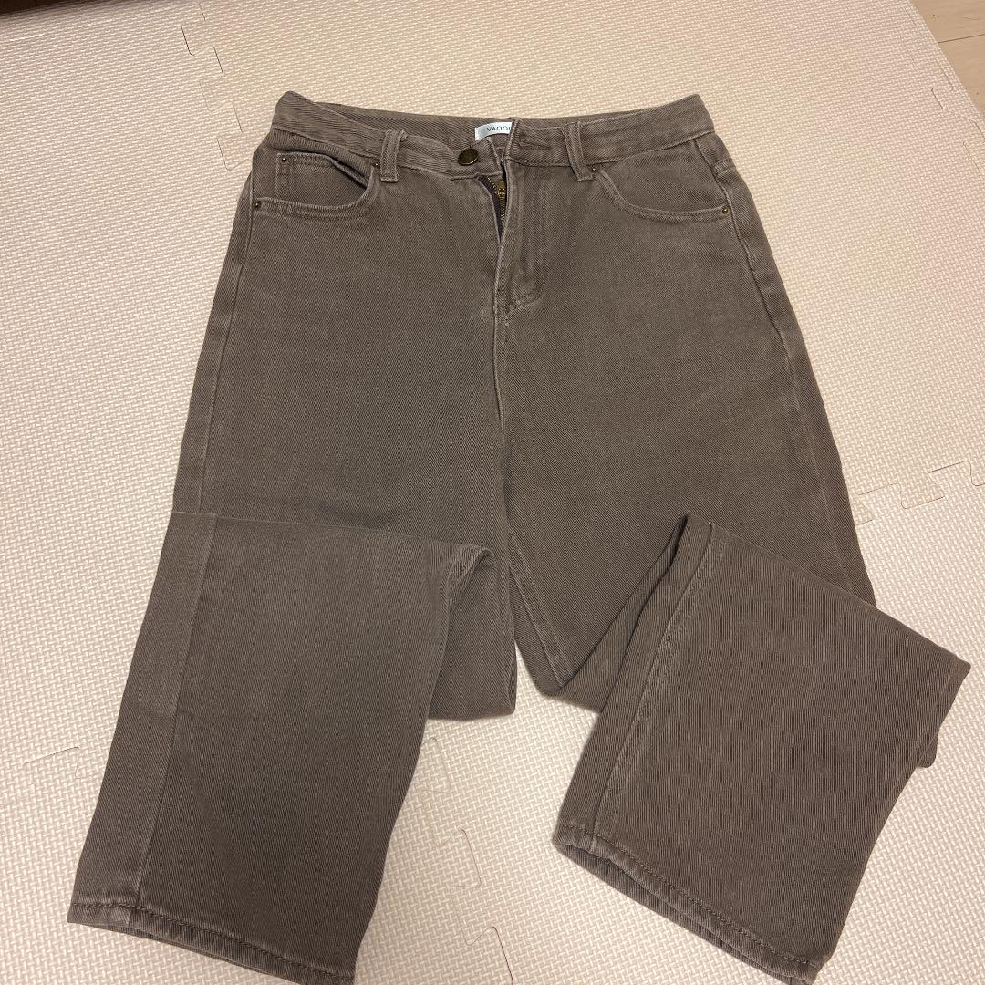 600円 絶妙なデザイン ブラウン デニム