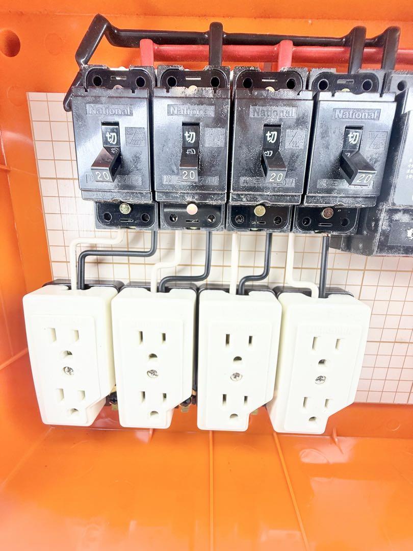 仮設分電盤 キャビネット