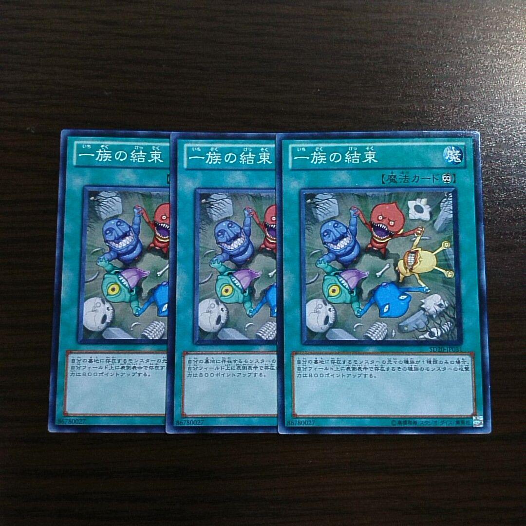 遊戯王 一族の結束 3枚セット メルカリ 遊戯王 一族の結束 3枚セット メルカリ