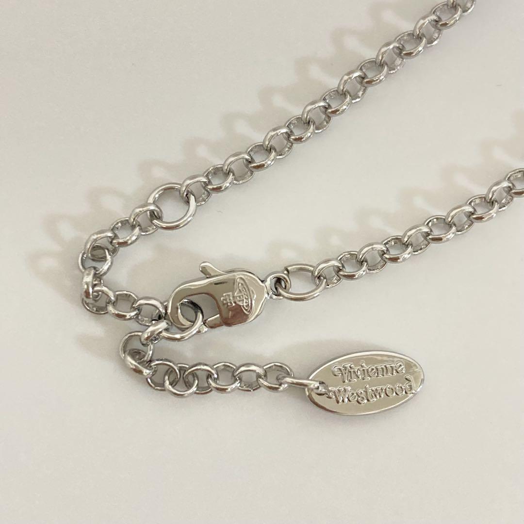 Vivienne Westwood ストーンオーブネックレス　シルバー