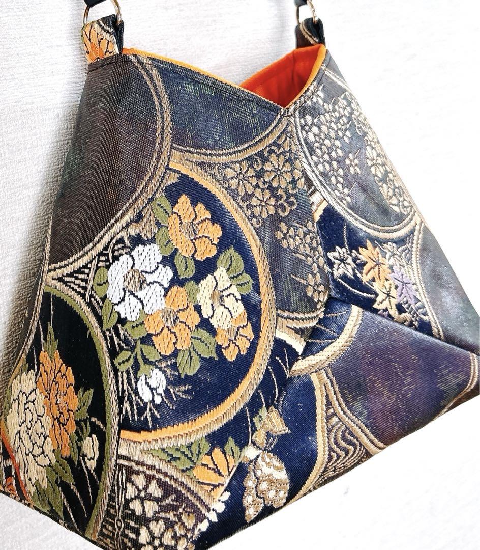帯リメイクバッグ 松 丸帯リメイク ハンドメイド｜Yahoo!フリマ