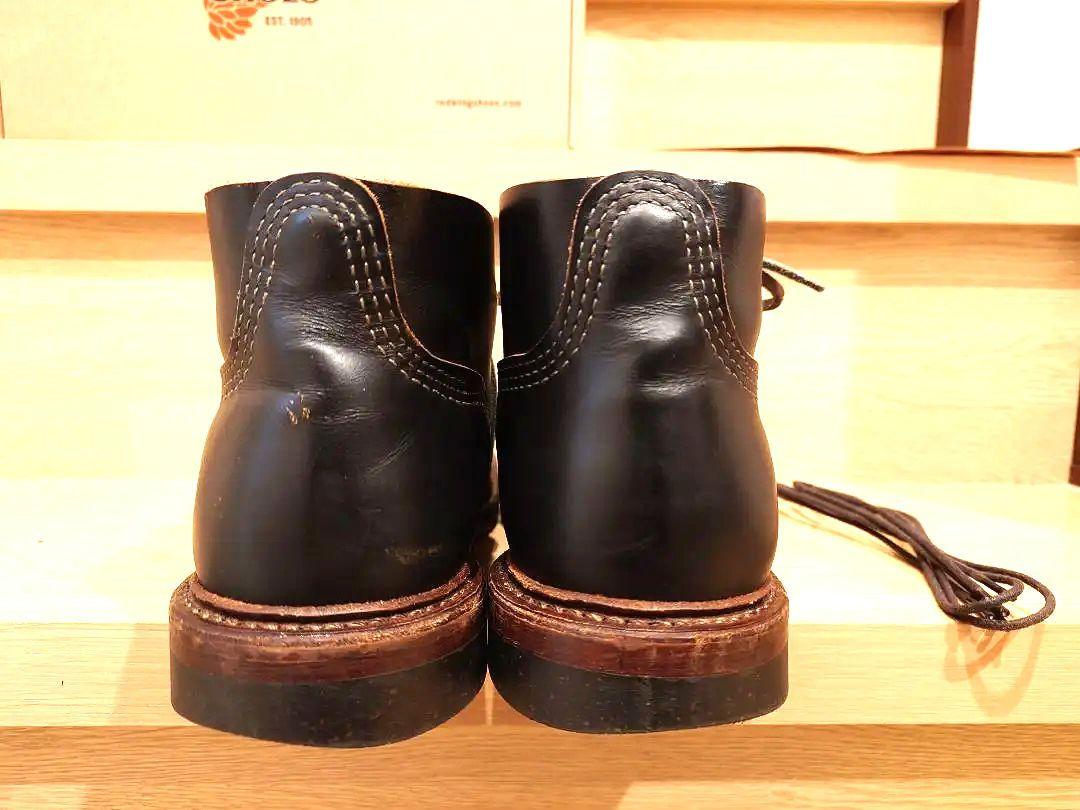 CabournマンソンB-5チャッカブーツ黒茶芯
