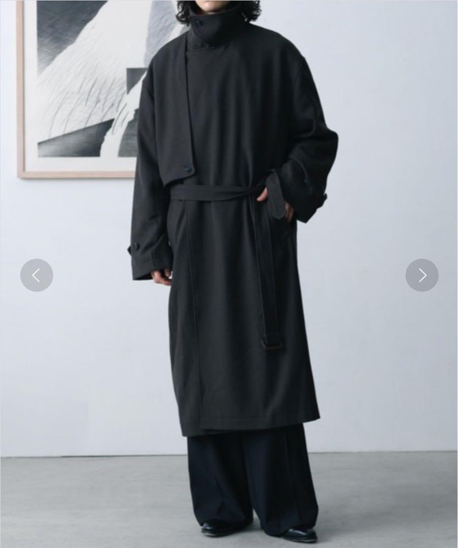 SINSS（シンス）の「Wide long trench coat / ワイドロング