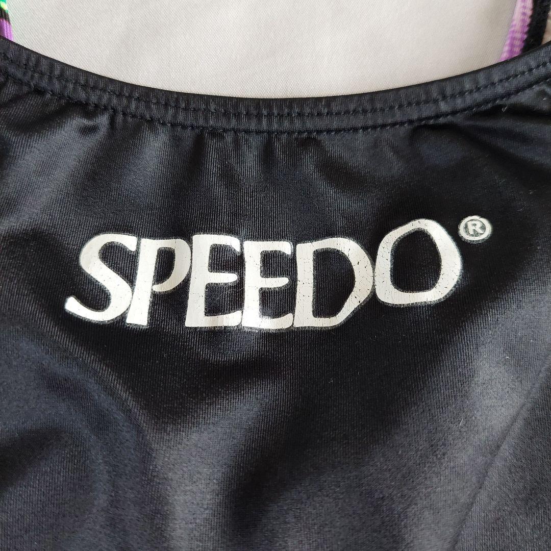 SPEEDO アクアスペック レディース競泳水着 M ブラック 光沢生地