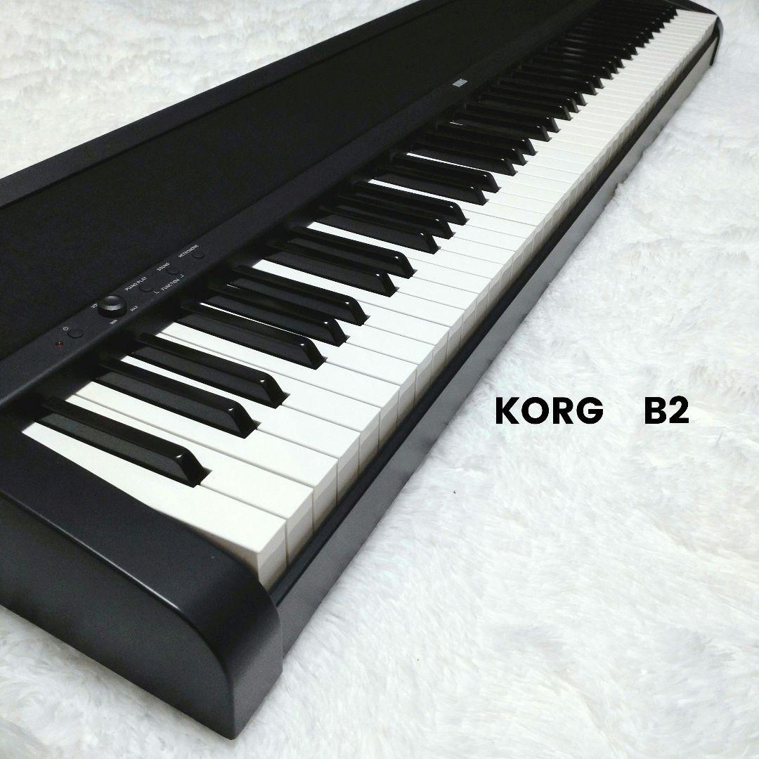 ✨️完動品✨️KORG コルグ B2 BK 88鍵 電子ピアノ 本体と電源 ✨️完動品✨️KORG コルグ B2 BK 88鍵 電子ピアノ 本体と電源