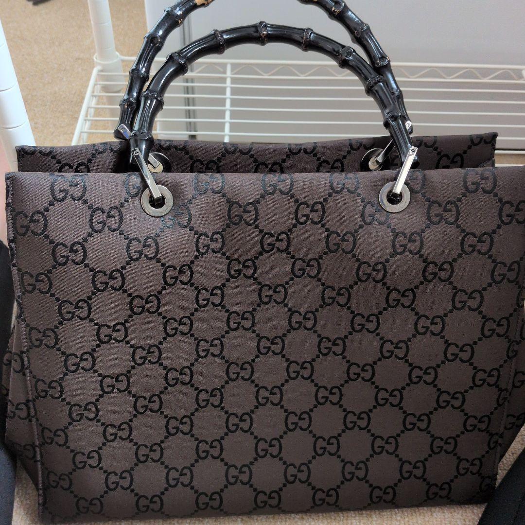 【12月スーパーSALE 15％OFF】 GUCCI メルカリ - ハンドバッグ GGパターン バッグ