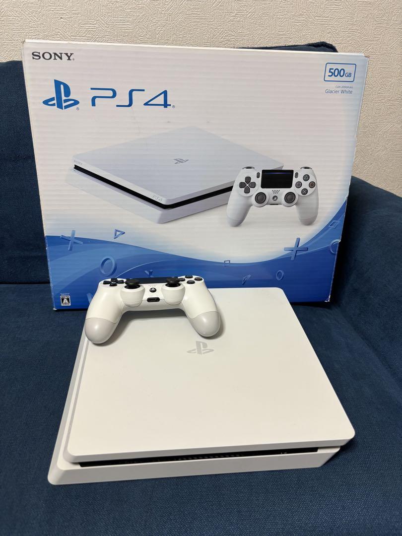 PS4 本体 ホワイト 500GB コントローラー付き