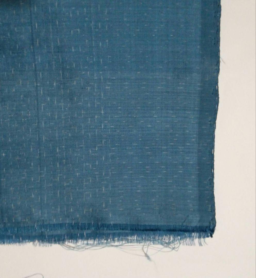 天然藍染め 絣織り