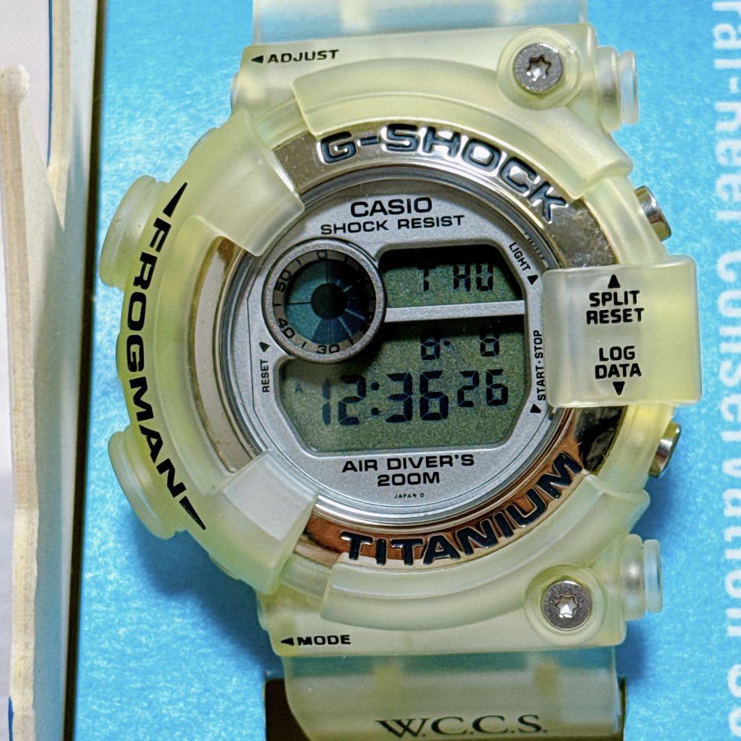 【動作品未使用】フロッグマン DW-8201WC-8T グレー イルクジ