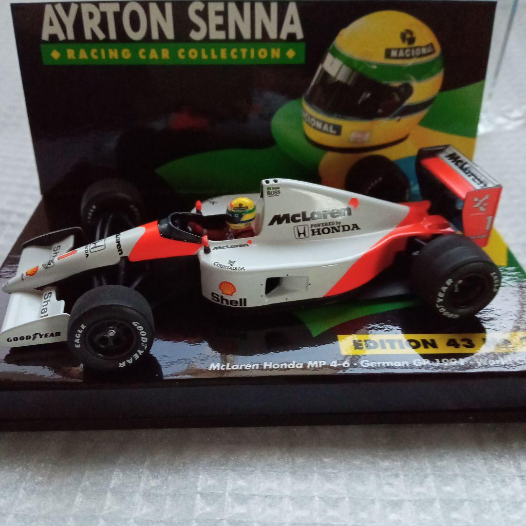 アイルトンセナ/ミニチャンプス1/43マクラーレンホンダMP4/6ドイツGP アイルトンセナ/ミニチャンプス1/43マクラーレンホンダMP4/6ドイツGP