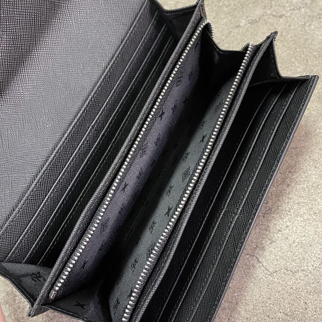 Artemis Classic Wave Wallet 長財布 ブラック