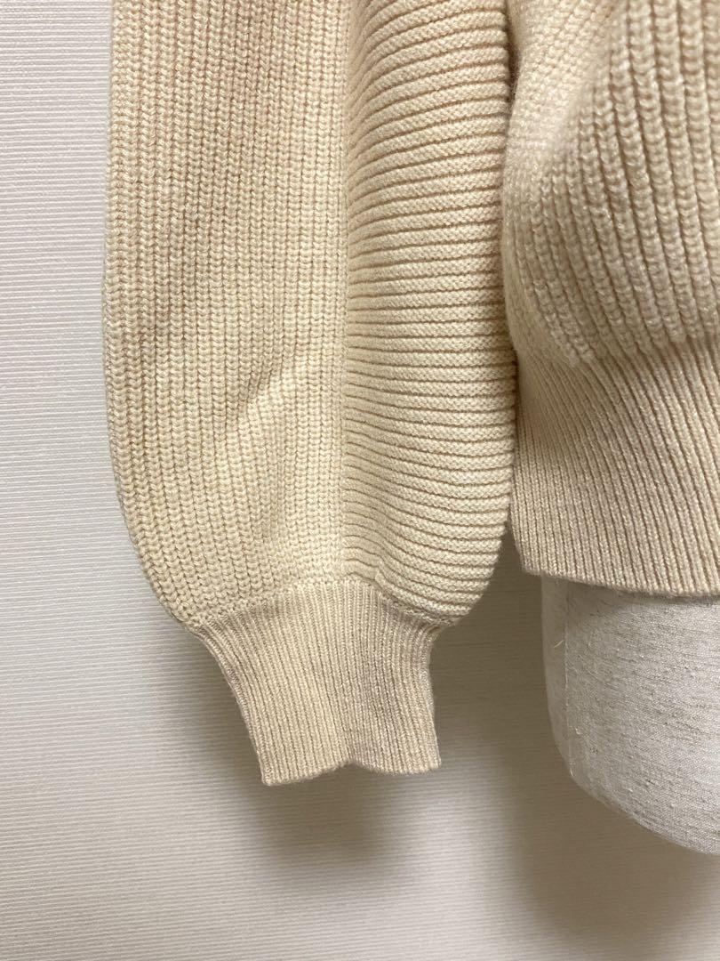 スナイデル バックレースアップ SNIDEL カーディガン ベージュ ニット