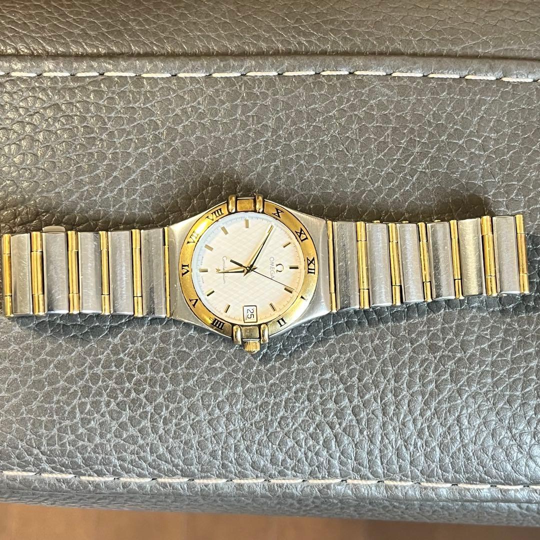 稼働 オメガ コンステレーション メンズ 腕時計 コンビ クオーツ1212.30 稼働 オメガ コンステレーション メンズ 腕時計 コンビ クオーツ1212.30